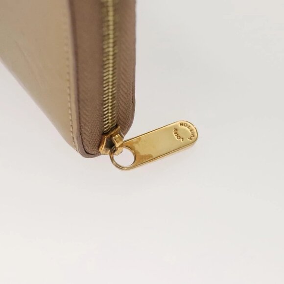 LOUIS VUITTON Vernis Zippy Coin Purse Coin Purse Beige Poodle M91762 Auth 125494 - Picture 9 of 16